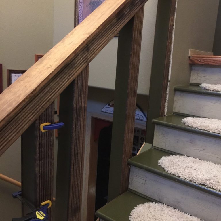 How I updated our stairwell | My Perpetual Project