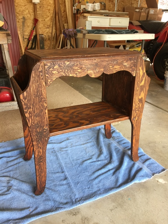 natural wood, stain, furniture rehab