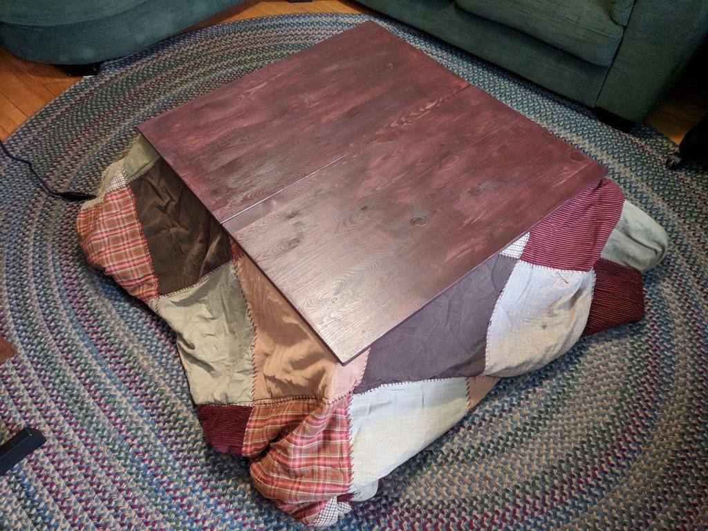 Build A Coffee Table Kotatsu Style My Perpetual Project