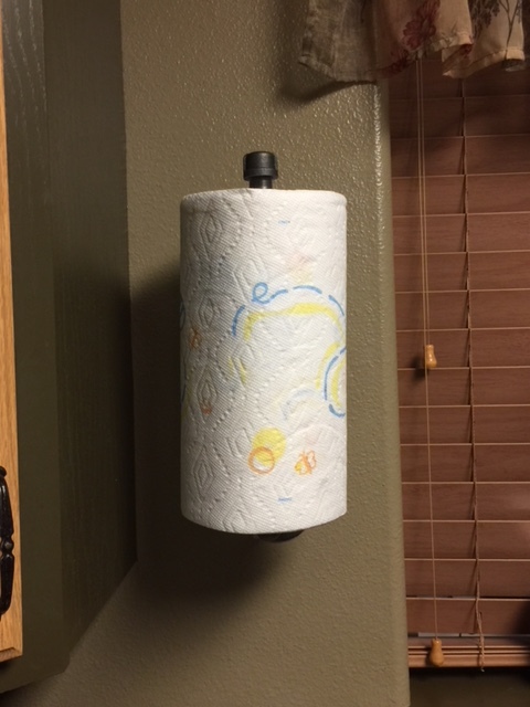 Make a Steampunk paper towel holder