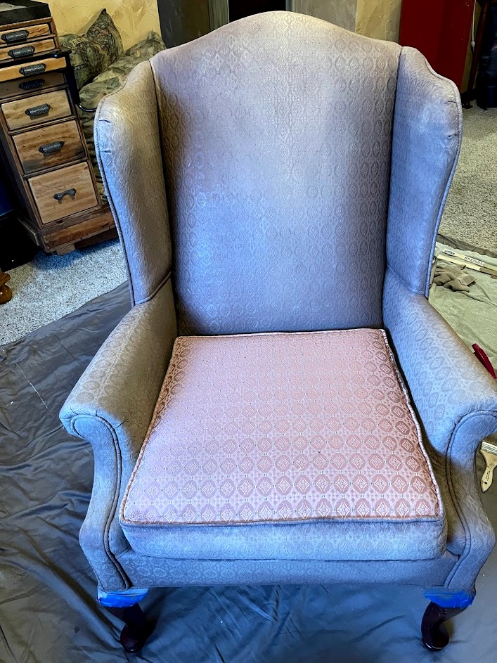 Let's Paint Upholstery to Look Like Leather!